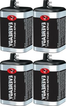 4 Eveready 1209 Zinc-Carbon Super Heavy Duty Lantern 6 Volts