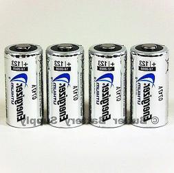 4 x CR123 Energizer 3V Lithium Batteries 