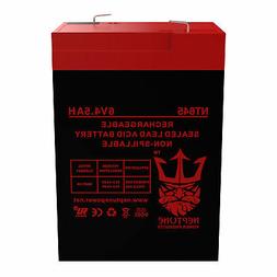 Neptune NT-645 6V 4.5AH 3FM4 Replacement Battery with F1 Ter